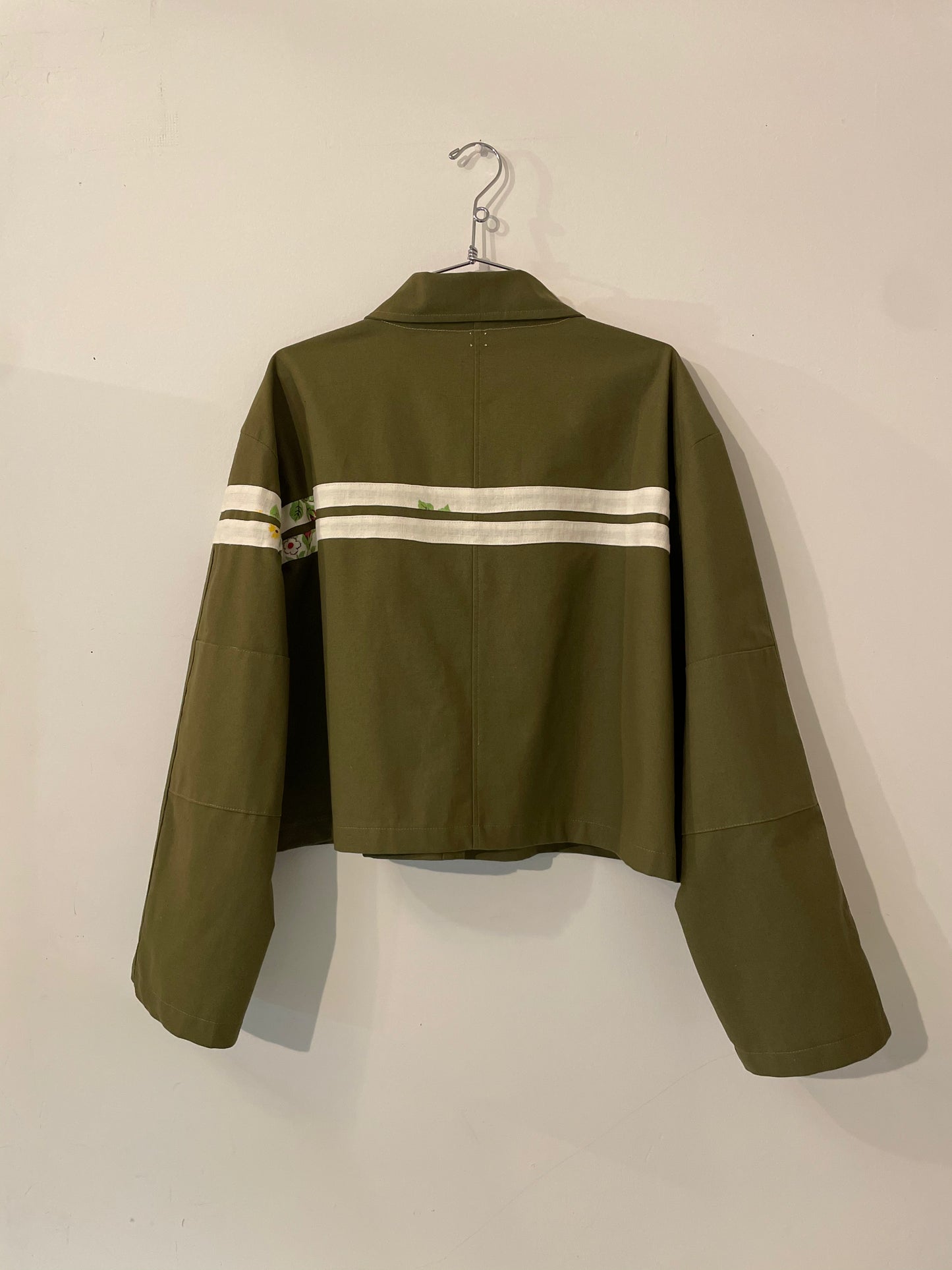 Flower Garden Work Jacket - Olive 4