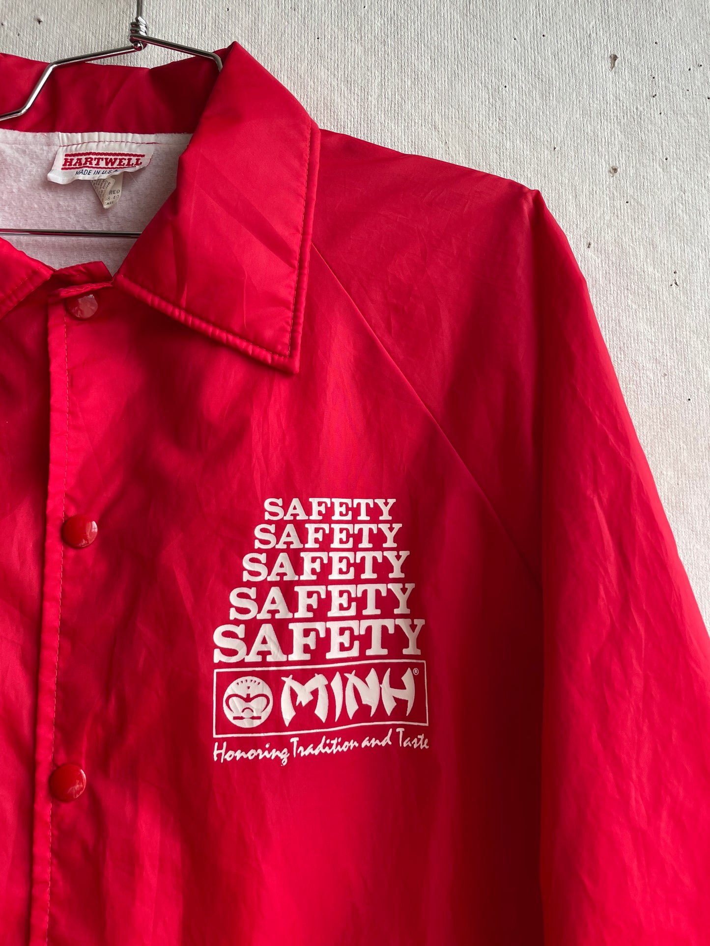 Vintage Red Safety Jacket