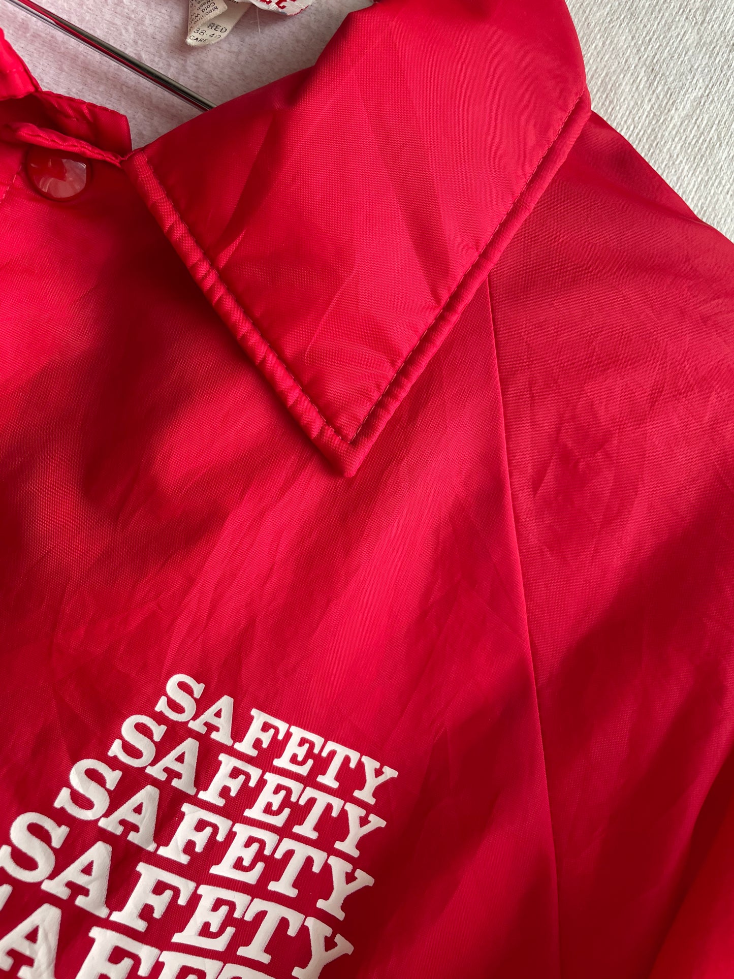 Vintage Red Safety Jacket