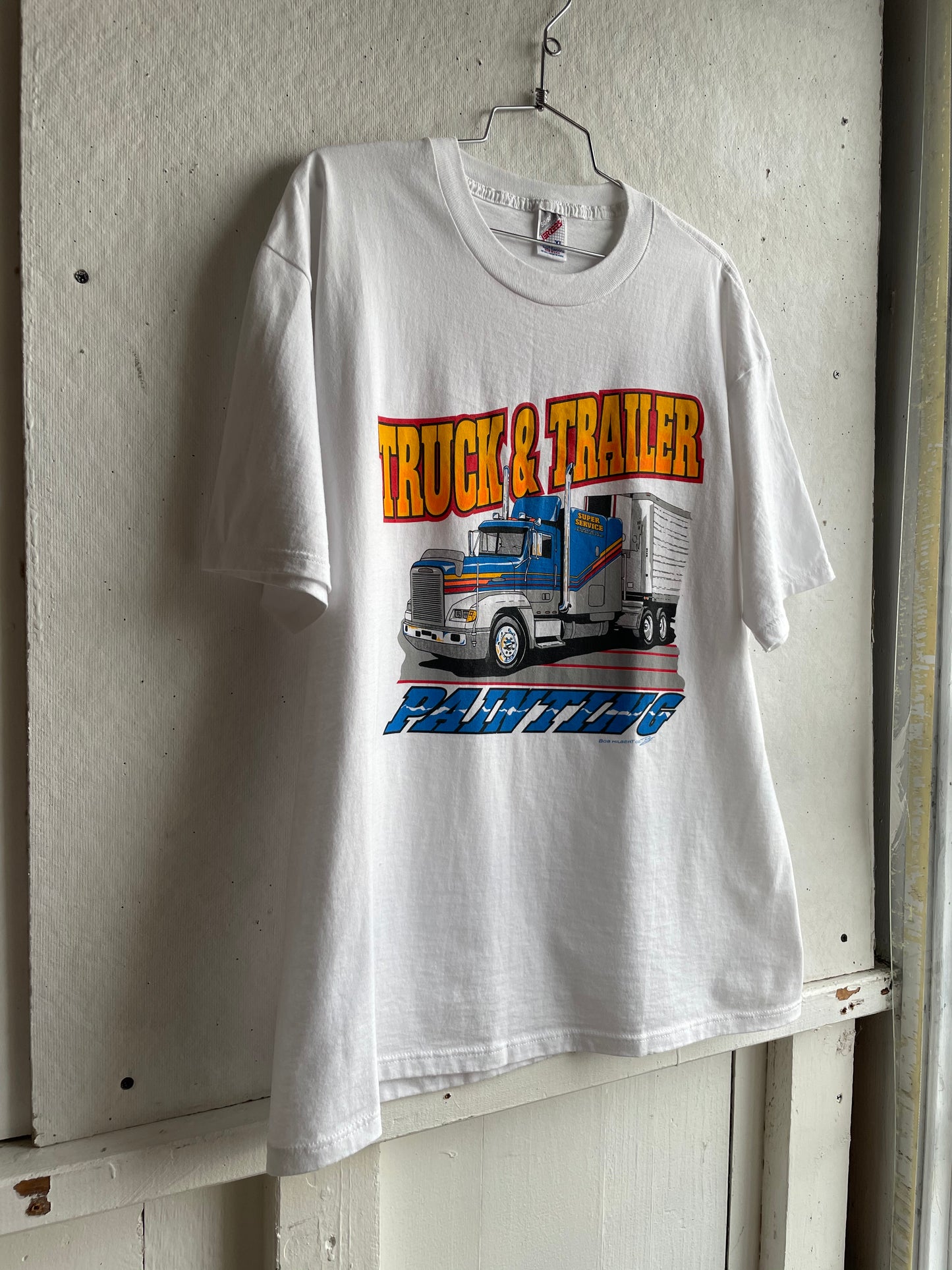 Vintage Big Rig Painting T-Shirt