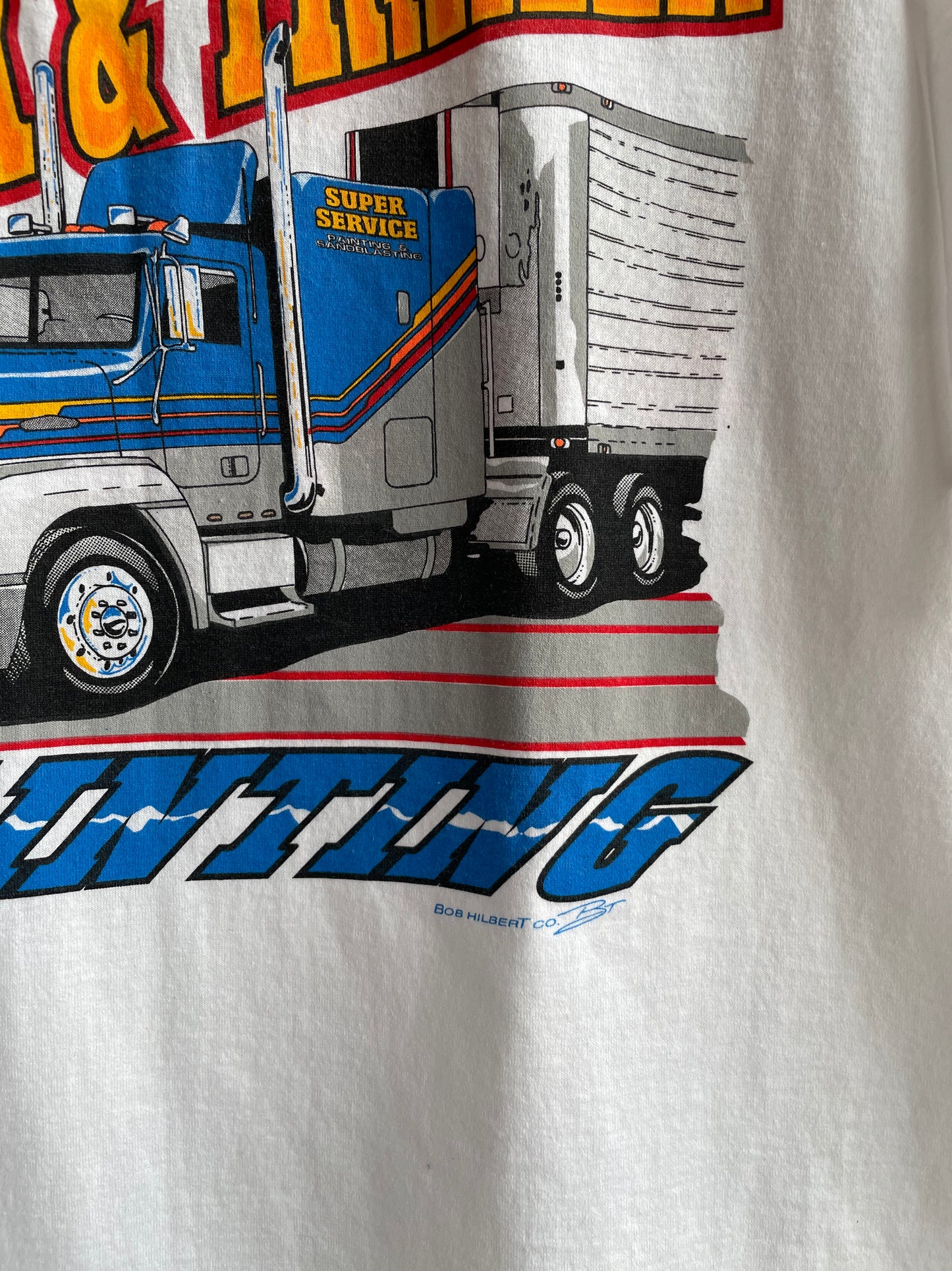 Vintage Big Rig Painting T-Shirt