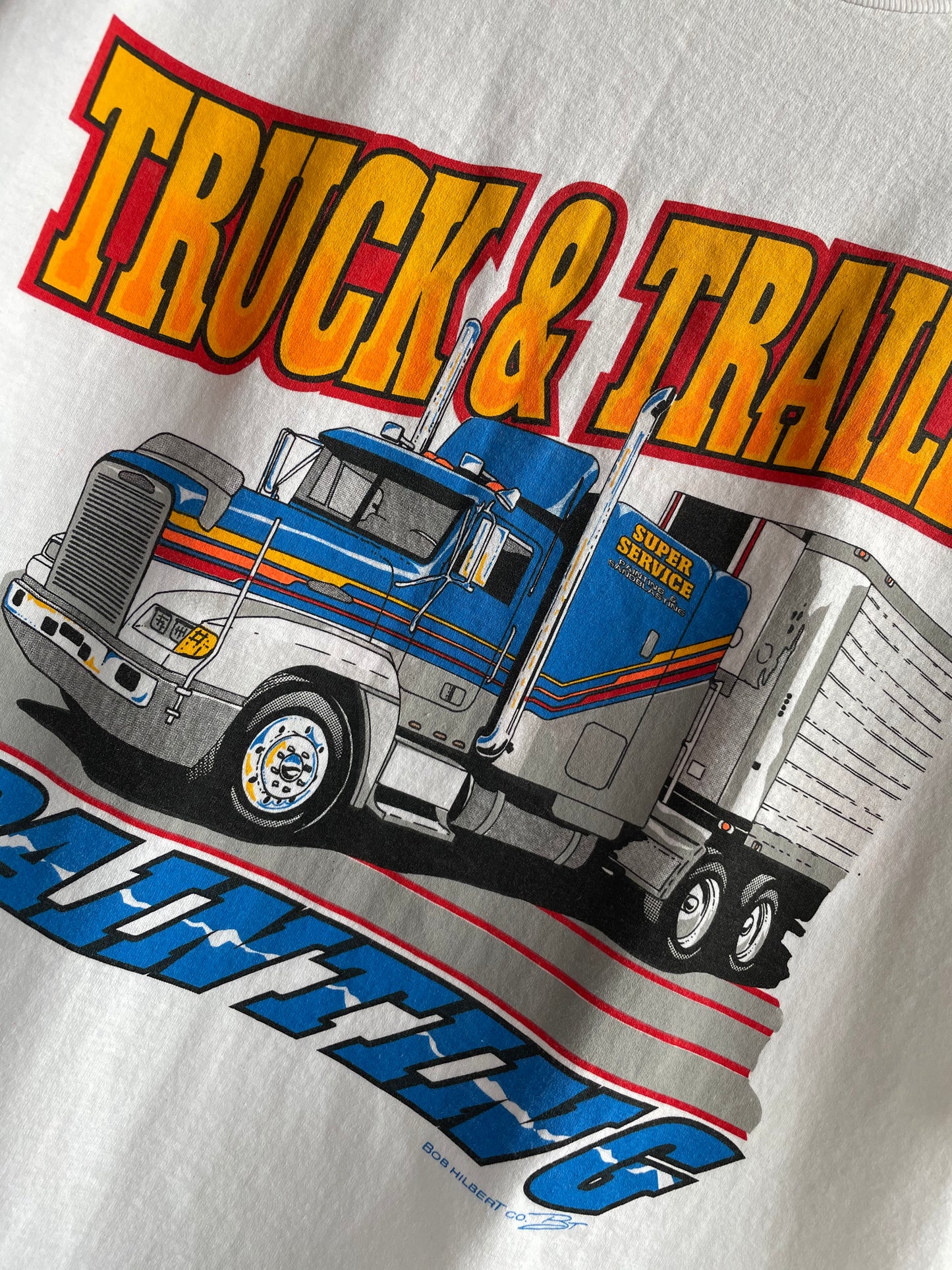 Vintage Big Rig Painting T-Shirt